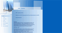 Desktop Screenshot of hfm-systems.de