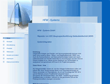 Tablet Screenshot of hfm-systems.de